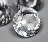 Набор чистейшего бесцветного кварца португальской огранки 33,4 карата