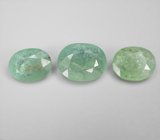 Редкий набор из 3 медьсодержащих турмалинов 4,52 карата