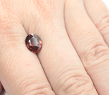 Розово-оранжевый циркон высокой чистоты 3,61 карата