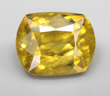 Яркий зеленовато-желтый сфен 1,17 карата