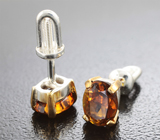 Пусеты с турмалинами 1,56 карата