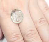 Резной зеленый аметист 10,58 карата