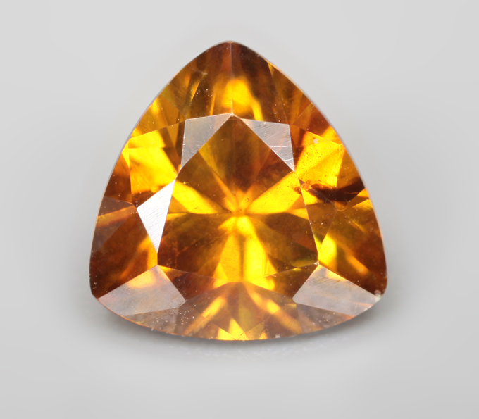 Ярко-желтый сфалерит 1,18 карата