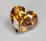 Оранжевато-желтый сфалерит редкой огранки 1,47 карата