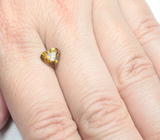 Оранжевато-желтый сфалерит редкой огранки 1,47 карата