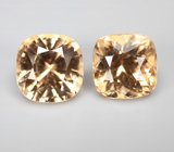 Крупная пара гессонитов гранатов 4,81 карата