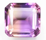 Крупный! Чистейший контрастный аметрин 33,11 карата