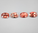 Набор из 4 орегонских солнечных камней 1,56 карата