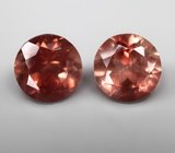 Пара орегонских солнечных камней 1,77 карата