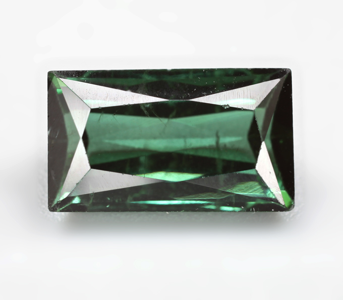 Кольцо с голубовато-зеленым турмалином 2,35 карата
