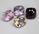 Набор из 4 шпинелей 5,85 карата