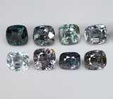 Крупный набор из 8 шпинелей 6,69 карата