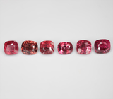 Набор из 6 шпинелей 5,65 карата