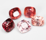 Набор из 5 шпинелей 4,57 карата