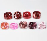 Крупный набор из 9 шпинелей 7,99 карата