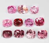 Крупный набор из 11 шпинелей 6,22 карата