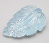 Крупный резной аквамарин 14,77 карата