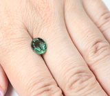 Редкий цвет! Голубовато-зеленый "неоновый" апатит 2,54 карата