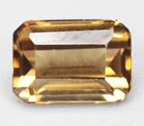 Желтый циркон высокой чистоты 1,8 карата