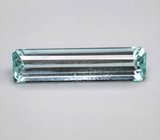 Насыщенный аквамарин редкой огранки 5,01 карата