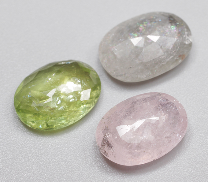 Набор из 3 турмалинов 5,15 карата