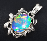 Кулон с эфиопским кристаллическим Welo опалом