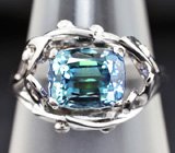 Кольцо с полихромным танзанитом и бриллиантами