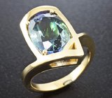 Кольцо с полихромным танзанитом