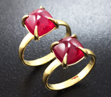 Кольца с рубинами