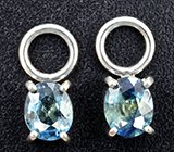 Подвески для серег с полихромными сапфирами 1,62 карата