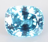 Крупный! Голубой циркон 8,03 карата