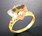 Кольцо с морганитом высокой чистоты 4,51 карата