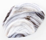 Крупный пейзажный агат с друзой кварца 73,57 карата