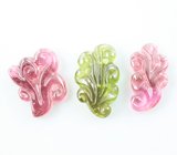 Набор из 3 резных турмалинов 13,79 карата