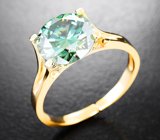 Кольцо с муассанитом 2,55 карата