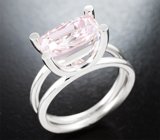 Кольцо с кунцитом высокой чистоты 6,01 карата