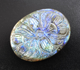 Крупный! Резной лабрадорит 138,79 карата