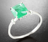 Кольцо с уральским изумрудом 2,62 карата