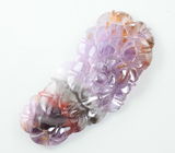 Крупный! Резной кварц «7 Melody» 91,77 карата