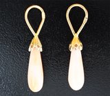 Подвесы для серег с solid кораллами 4,89 карата