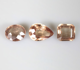 Набор из 3 гранатов со сменой цвета 1,35 карата