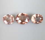 Набор из 3 гранатов со сменой цвета 2,29 карата