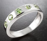 Кольцо с уральскими демантоидами гранатами 0,65 карата