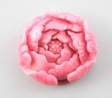 Редкий крупный резной родонит 49,24 карата