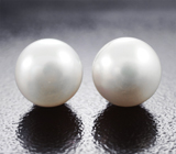 Пусеты с морским жемчугом 6,41 карата