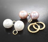 Серьги с морским жемчугом барокко 44,35 карата