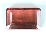 Крупный оранжевато-красный турмалин 10,12 карата