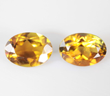 Пара желтых турмалинов 1,79 карата