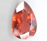 Крупный красно-оранжевый турмалин 6,17 карата