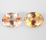 Пара андалузитов 1,15 карата